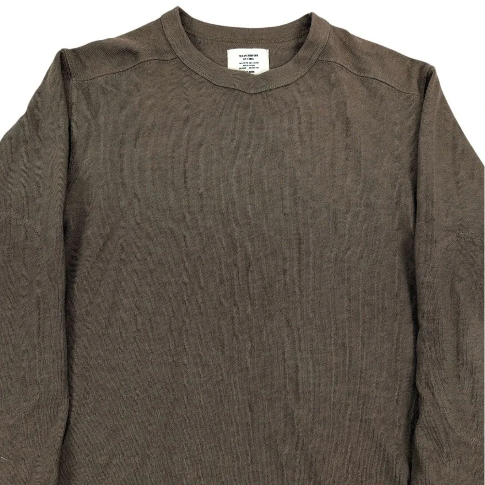 Buck Mason Field Spec Rugby Crew Mens XS Brown Casual Utility Military Designer